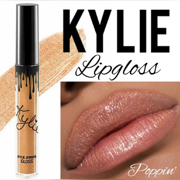 Kylie Cosmetics Makeup New Kylie Jenner Glitter Lip Gloss Poppin